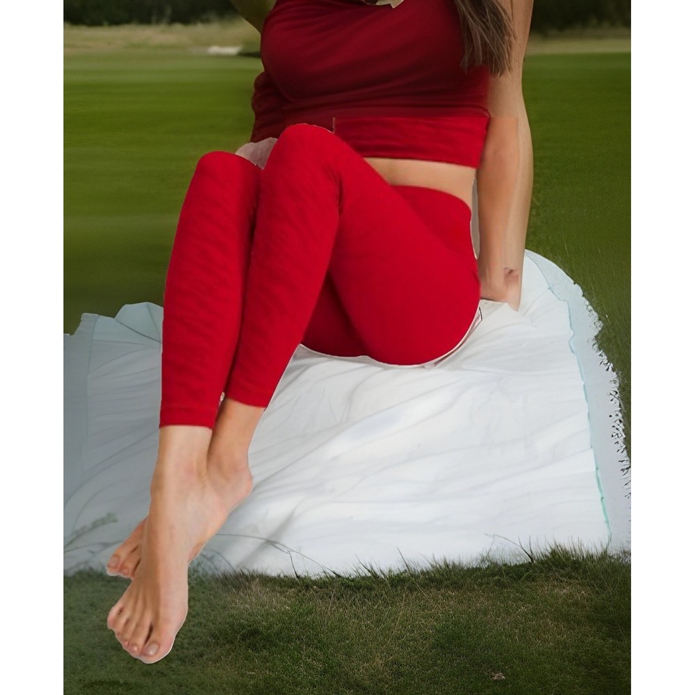 Lululemon Women Sze 14 Wunder Under HR Tight 25" Lunar New Year Dark Red LW5EDKS